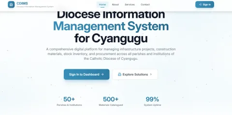 CDIMS dashboard